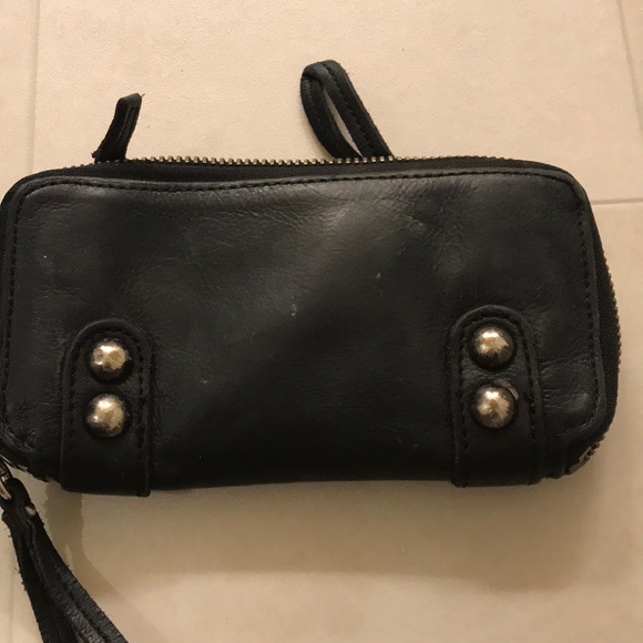 Linea Peale black leather clutch - Picture 4 of 6